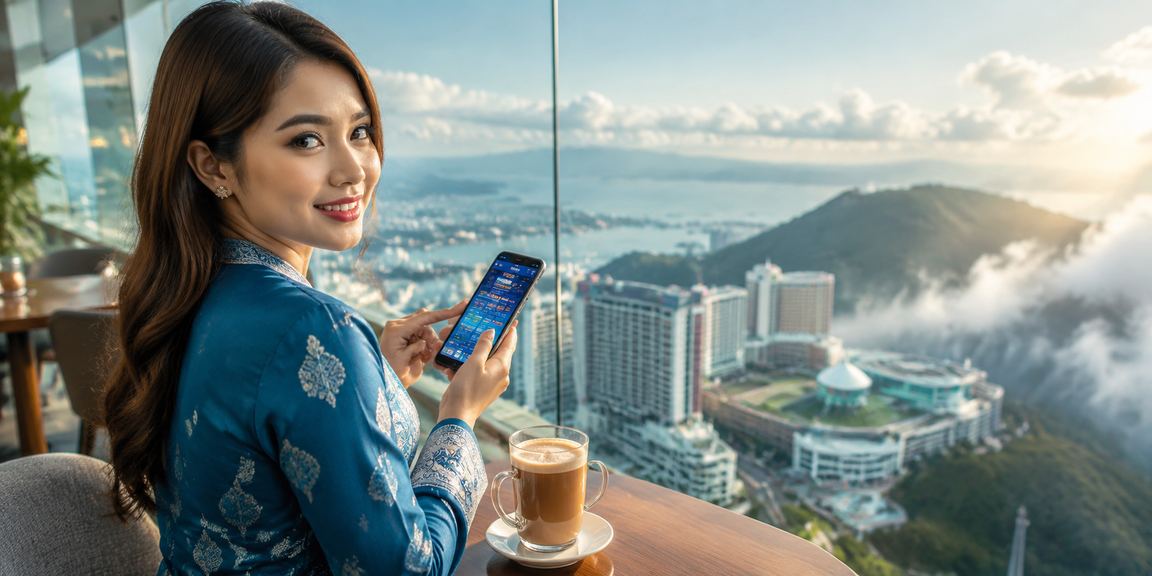 Pemain casino mudah alih Genting Highlands bermain roulette dalam talian